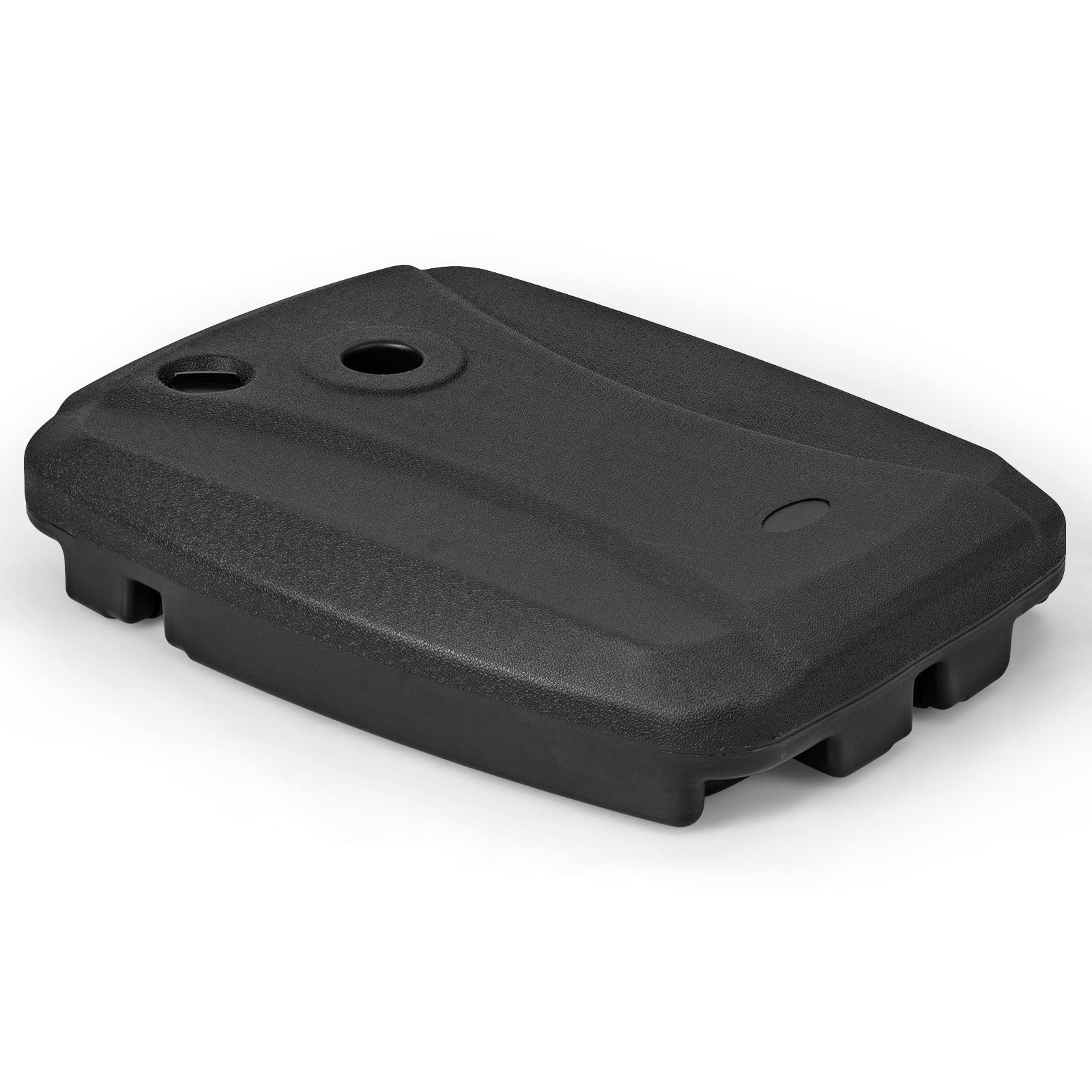 Tangkula Universal Offset Umbrella Base, Water & Sand Filled Heavy Duty Base with Cross Base & Wheels